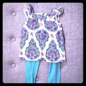 Girls tunic and leggings
